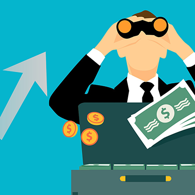 Man Looking for Money