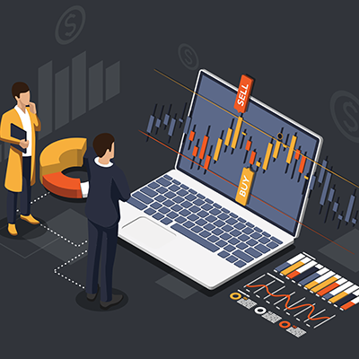 Guys Looking at Data
