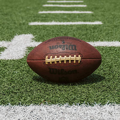 Football on Field