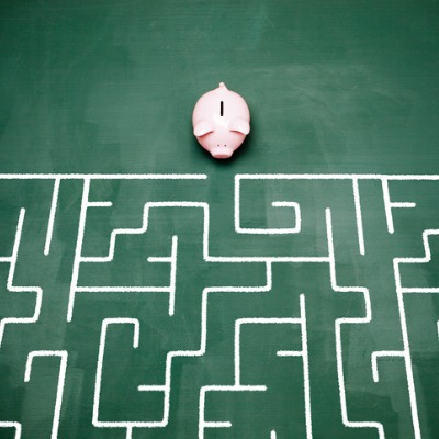 Piggy Bank in Maze