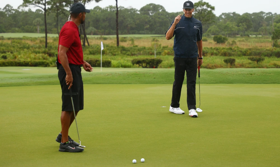 Tiger Woods and Tom Brady