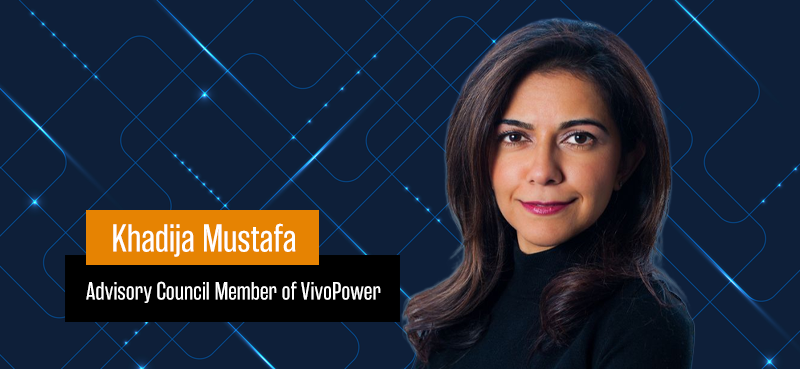 Khadija Mustafa, VivoPower Advisory Council